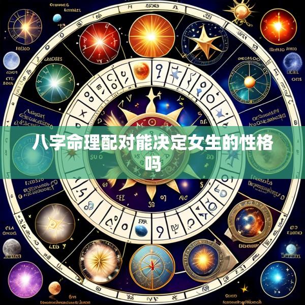 八字命理配对能决定女生的性格吗