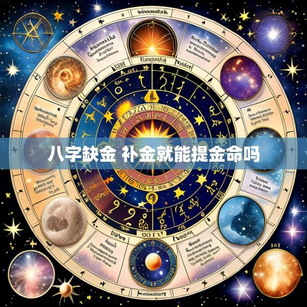 八字缺金 补金就能提金命吗