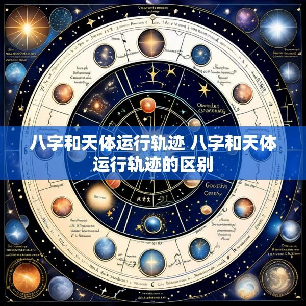八字和天体运行轨迹 八字和天体运行轨迹的区别