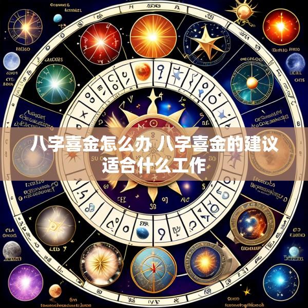 八字喜金怎么办 八字喜金的建议适合什么工作