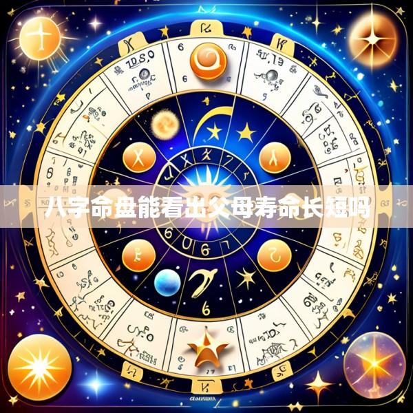 八字命盘能看出父母寿命长短吗