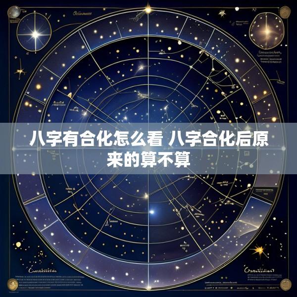 八字有合化怎么看 八字合化后原来的算不算