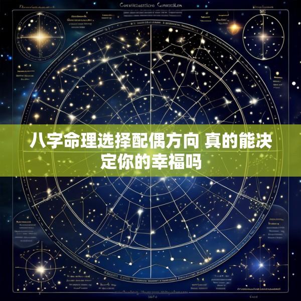 八字命理选择配偶方向 真的能决定你的幸福吗