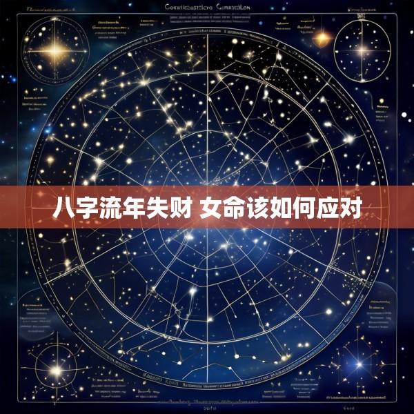 八字流年失财 女命该如何应对