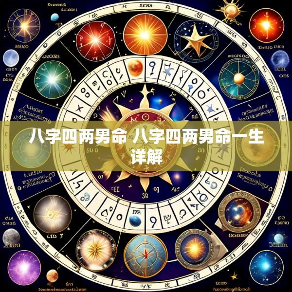 八字四两男命 八字四两男命一生详解