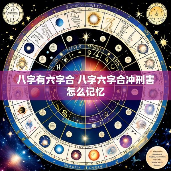 八字有六字合 八字六字合冲刑害怎么记忆