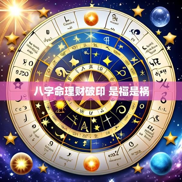 八字命理财破印 是福是祸