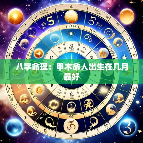 八字命理：甲木命人出生在几月最好
