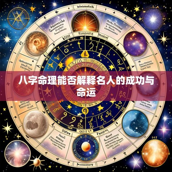 八字命理能否解释名人的成功与命运