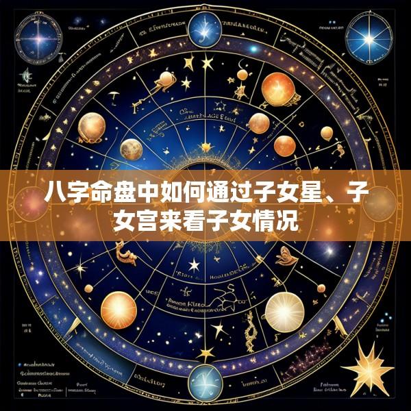 八字命盘中如何通过子女星、子女宫来看子女情况