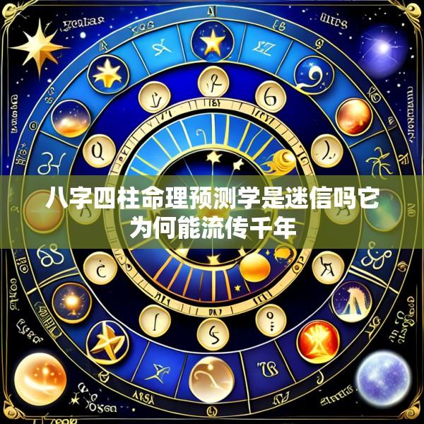 八字四柱命理预测学是迷信吗它为何能流传千年