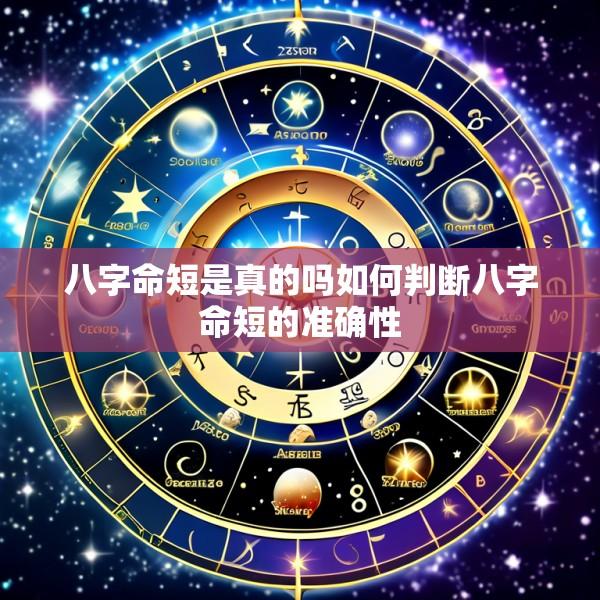 八字命短是真的吗如何判断八字命短的准确性