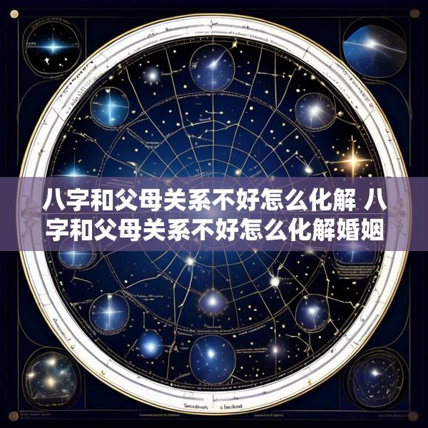 八字和父母关系不好怎么化解 八字和父母关系不好怎么化解婚姻
