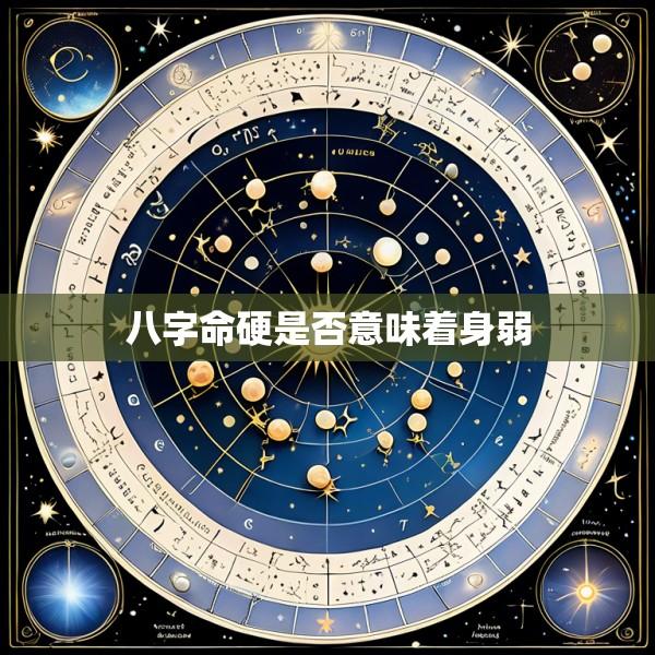 八字命硬是否意味着身弱