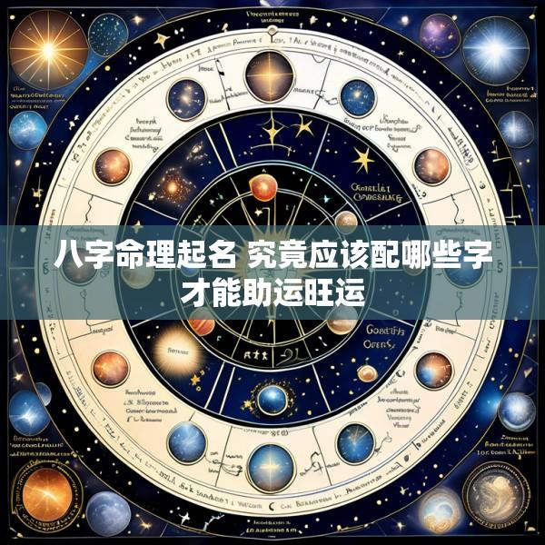 八字命理起名 究竟应该配哪些字才能助运旺运