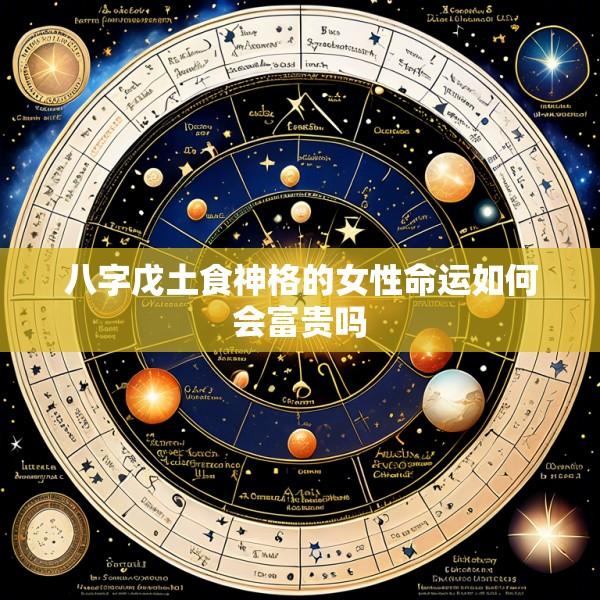 八字戊土食神格的女性命运如何会富贵吗