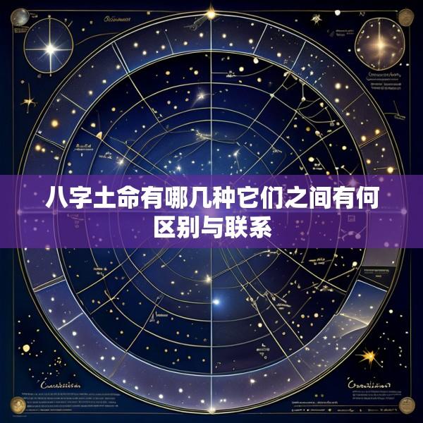 八字土命有哪几种它们之间有何区别与联系