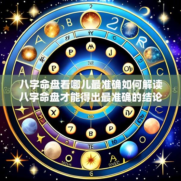 八字命盘看哪儿最准确如何解读八字命盘才能得出最准确的结论
