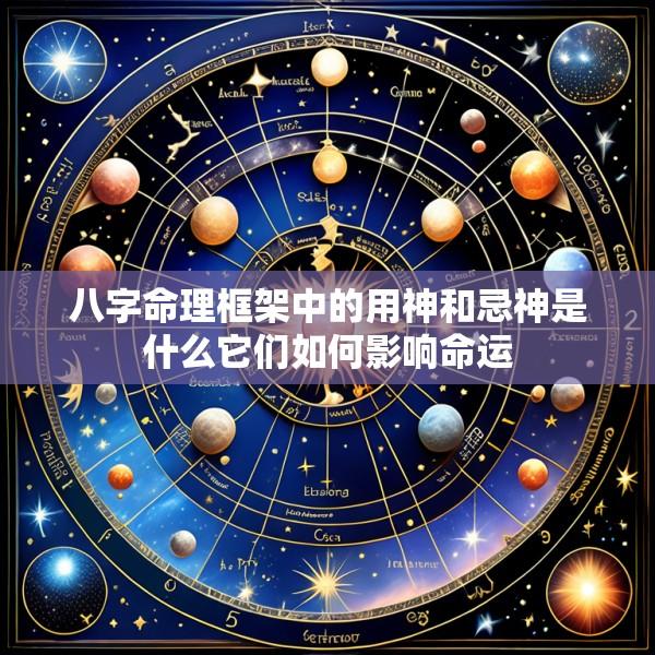 八字命理框架中的用神和忌神是什么它们如何影响命运