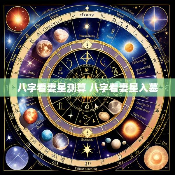 八字看妻星测算 八字看妻星入墓