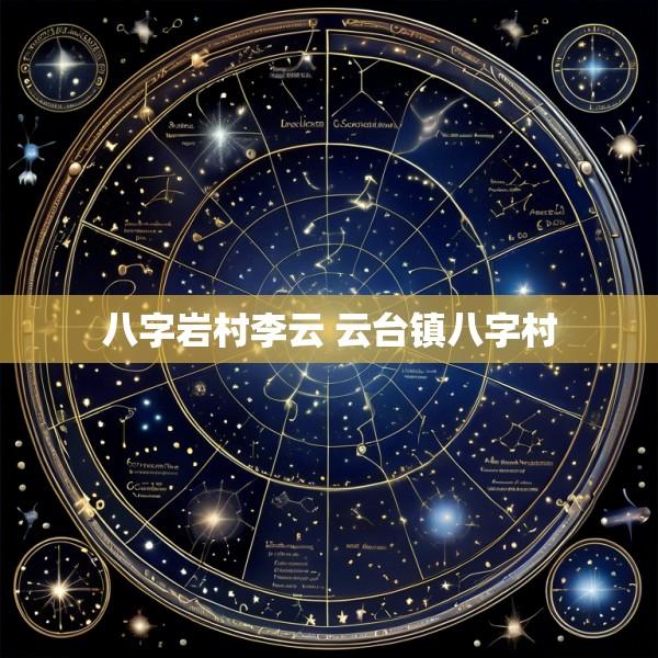 八字岩村李云 云台镇八字村