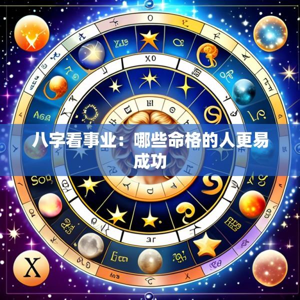 八字看事业：哪些命格的人更易成功