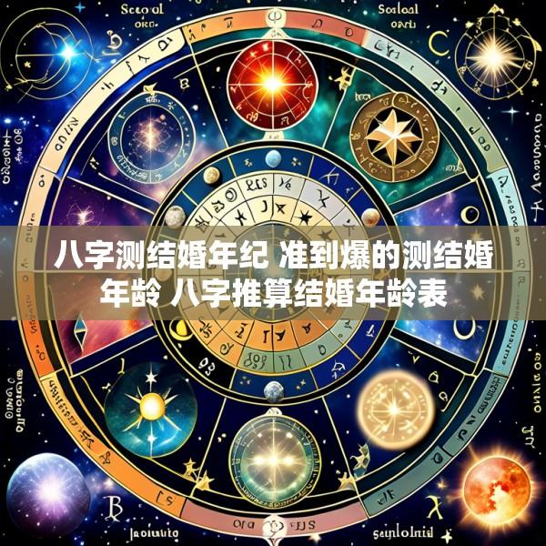 八字测结婚年纪 准到爆的测结婚年龄 八字推算结婚年龄表
