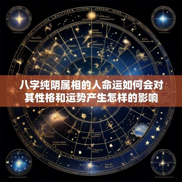 八字纯阴属相的人命运如何会对其性格和运势产生怎样的影响