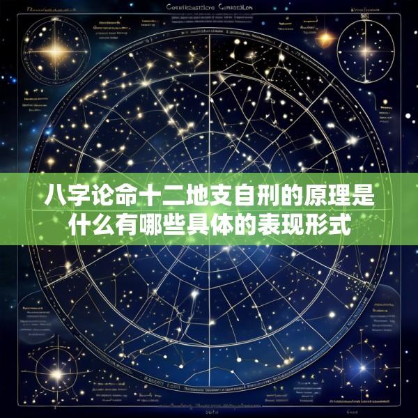 八字论命十二地支自刑的原理是什么有哪些具体的表现形式
