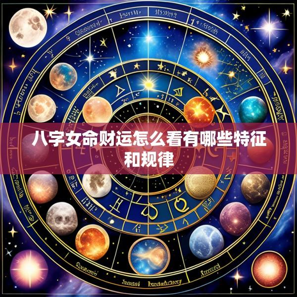 八字女命财运怎么看有哪些特征和规律