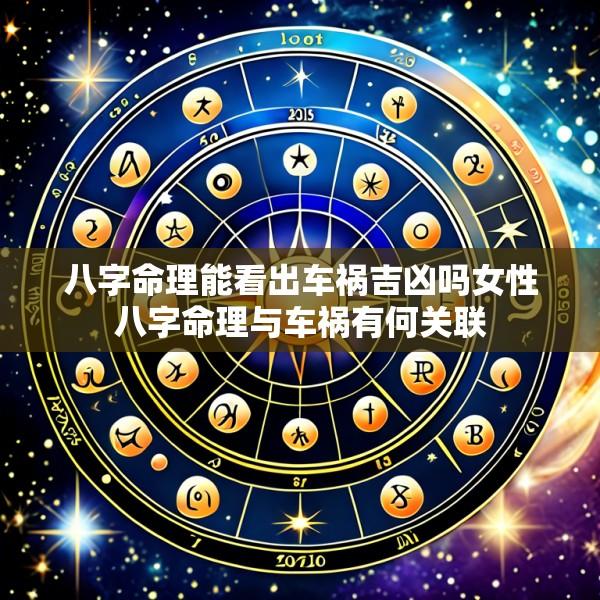 八字命理能看出车祸吉凶吗女性八字命理与车祸有何关联
