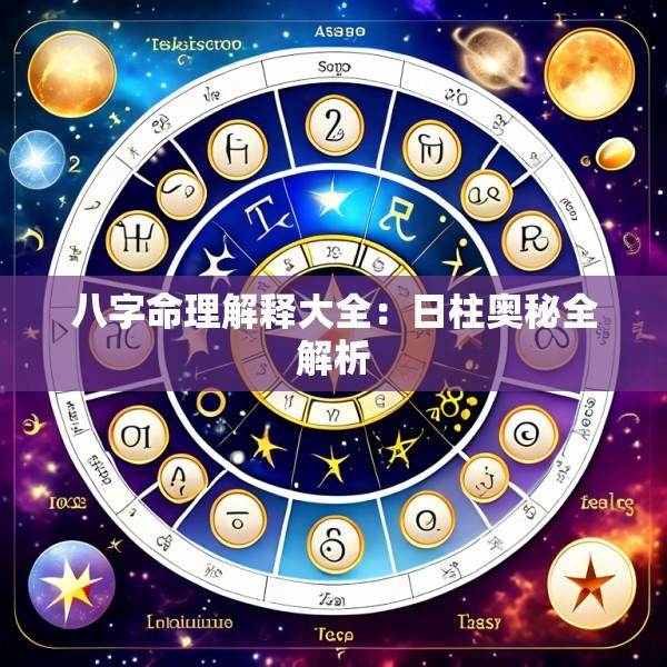 八字命理解释大全：日柱奥秘全解析