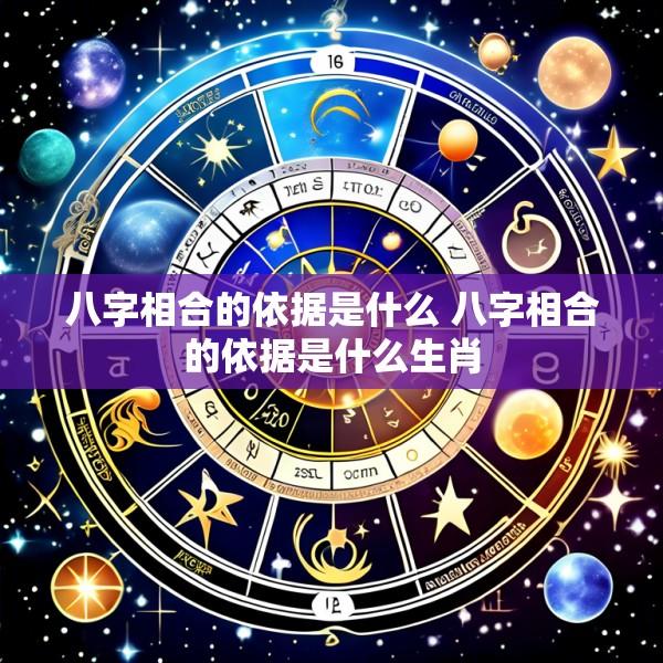 八字相合的依据是什么 八字相合的依据是什么生肖