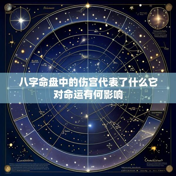 八字命盘中的伤宫代表了什么它对命运有何影响