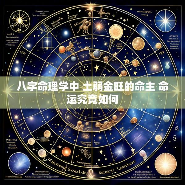 八字命理学中 土弱金旺的命主 命运究竟如何