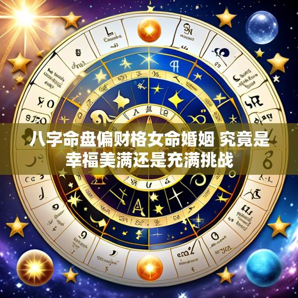 八字命盘偏财格女命婚姻 究竟是幸福美满还是充满挑战