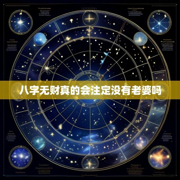 八字无财真的会注定没有老婆吗