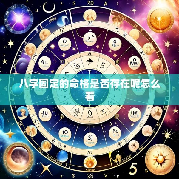 八字固定的命格是否存在呢怎么看