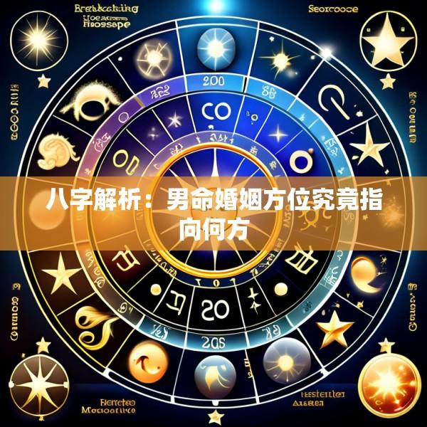 八字解析：男命婚姻方位究竟指向何方