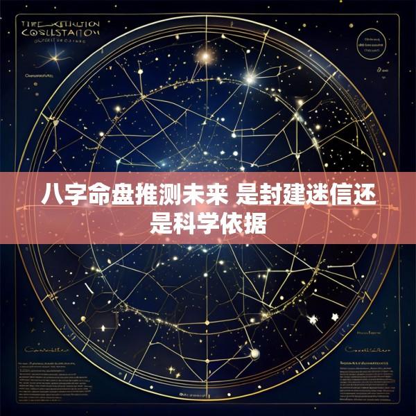 八字命盘推测未来 是封建迷信还是科学依据