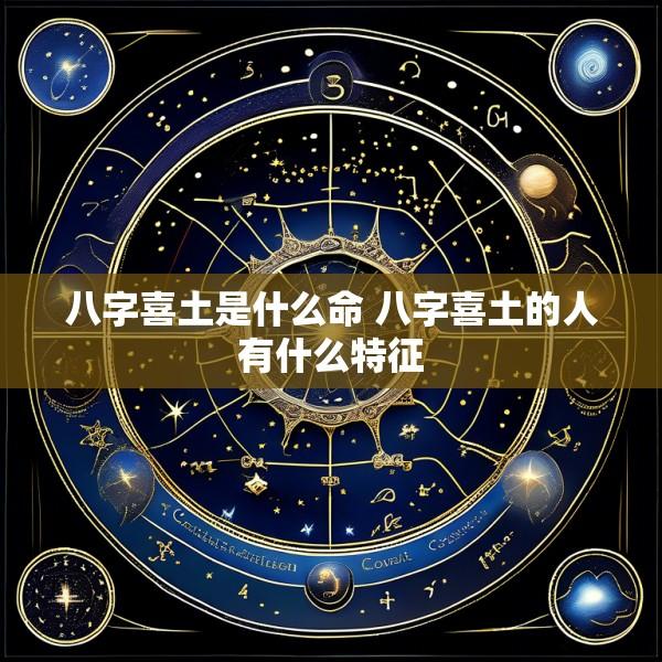 八字喜土是什么命 八字喜土的人有什么特征