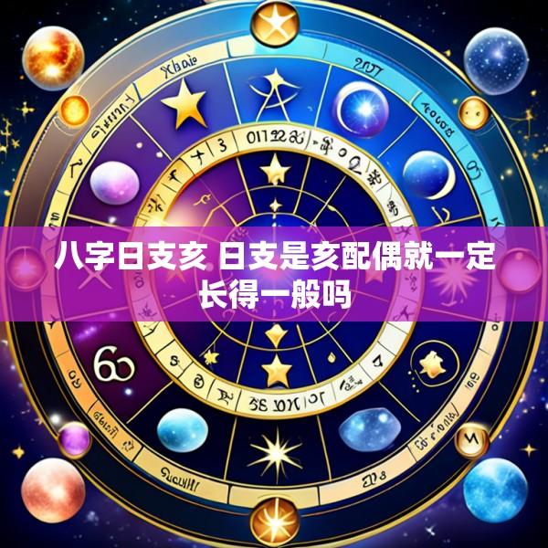 八字日支亥 日支是亥配偶就一定长得一般吗