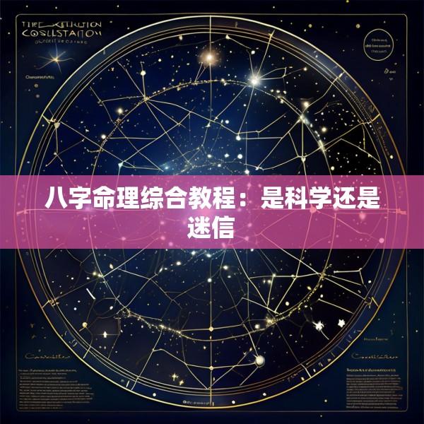 八字命理综合教程：是科学还是迷信