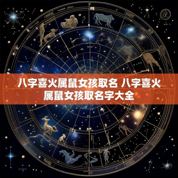 八字喜火属鼠女孩取名 八字喜火属鼠女孩取名字大全