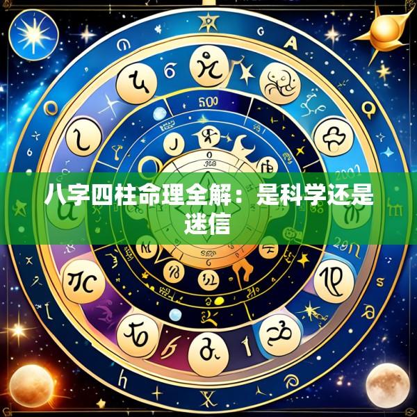 八字四柱命理全解：是科学还是迷信