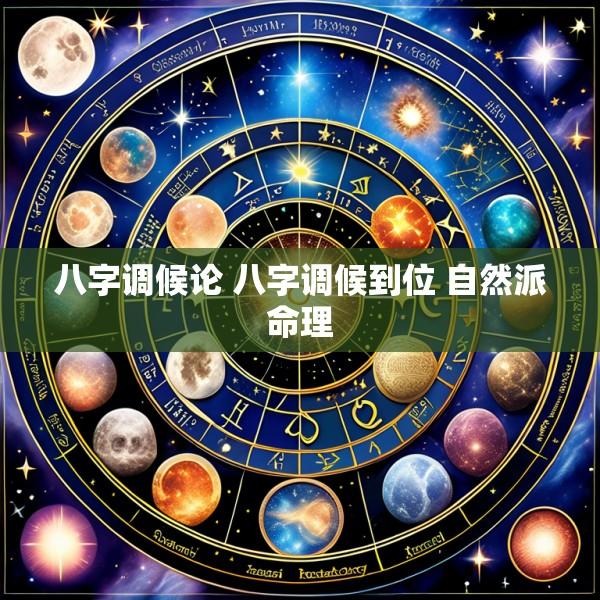 八字调候论 八字调候到位 自然派命理