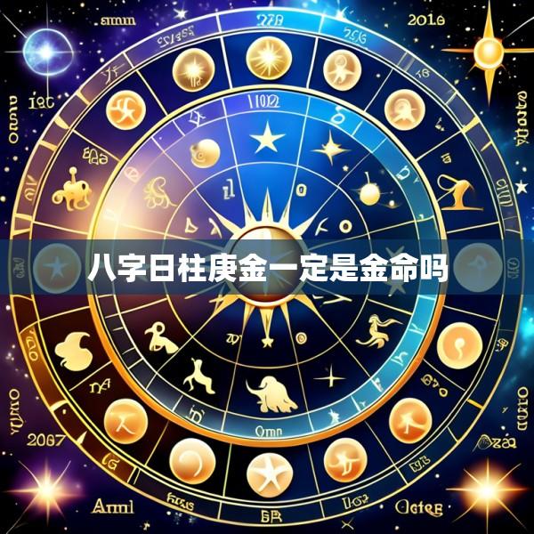 八字日柱庚金一定是金命吗