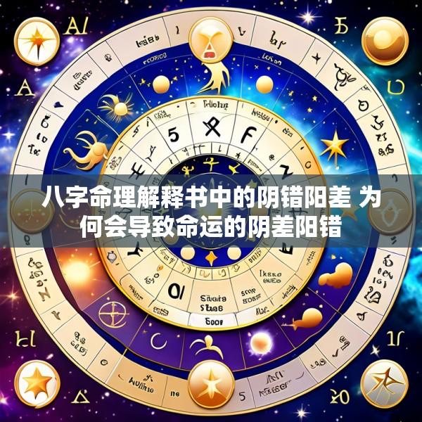 八字命理解释书中的阴错阳差 为何会导致命运的阴差阳错