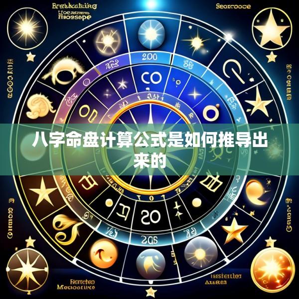 八字命盘计算公式是如何推导出来的