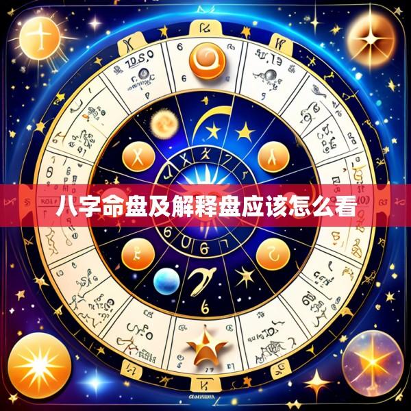八字命盘及解释盘应该怎么看
